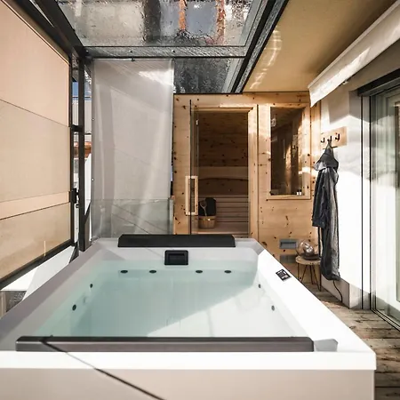 Dolomites Alpin Penthouse, 90Qm, Wlan, Privat Sauna - Privat Whirlpool Rio di Pusteria Buitenkant foto
