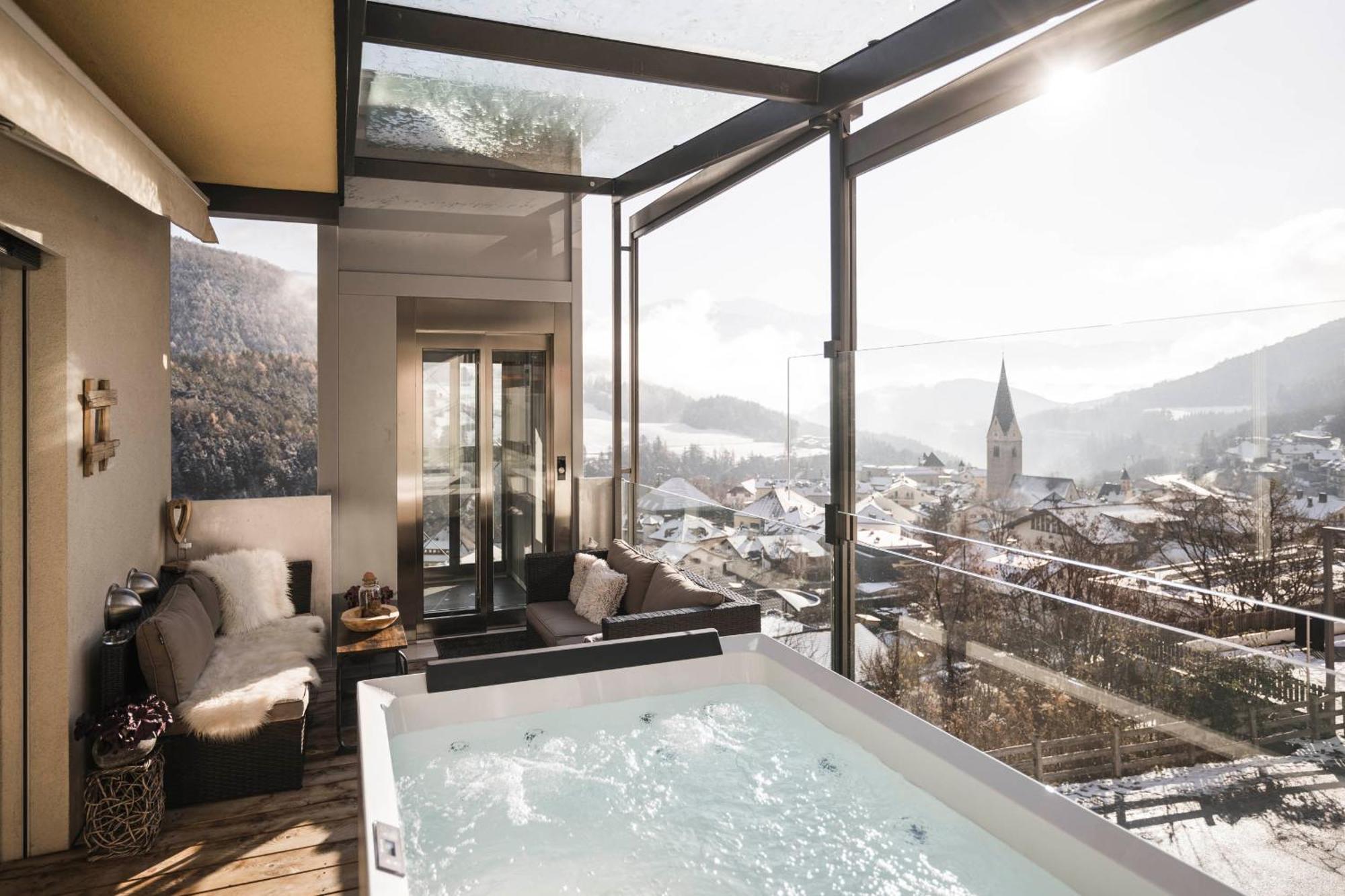 Apartment Dolomites Alpin Penthouse, 90qm, Wlan, Privat Sauna - Privat Whirlpool