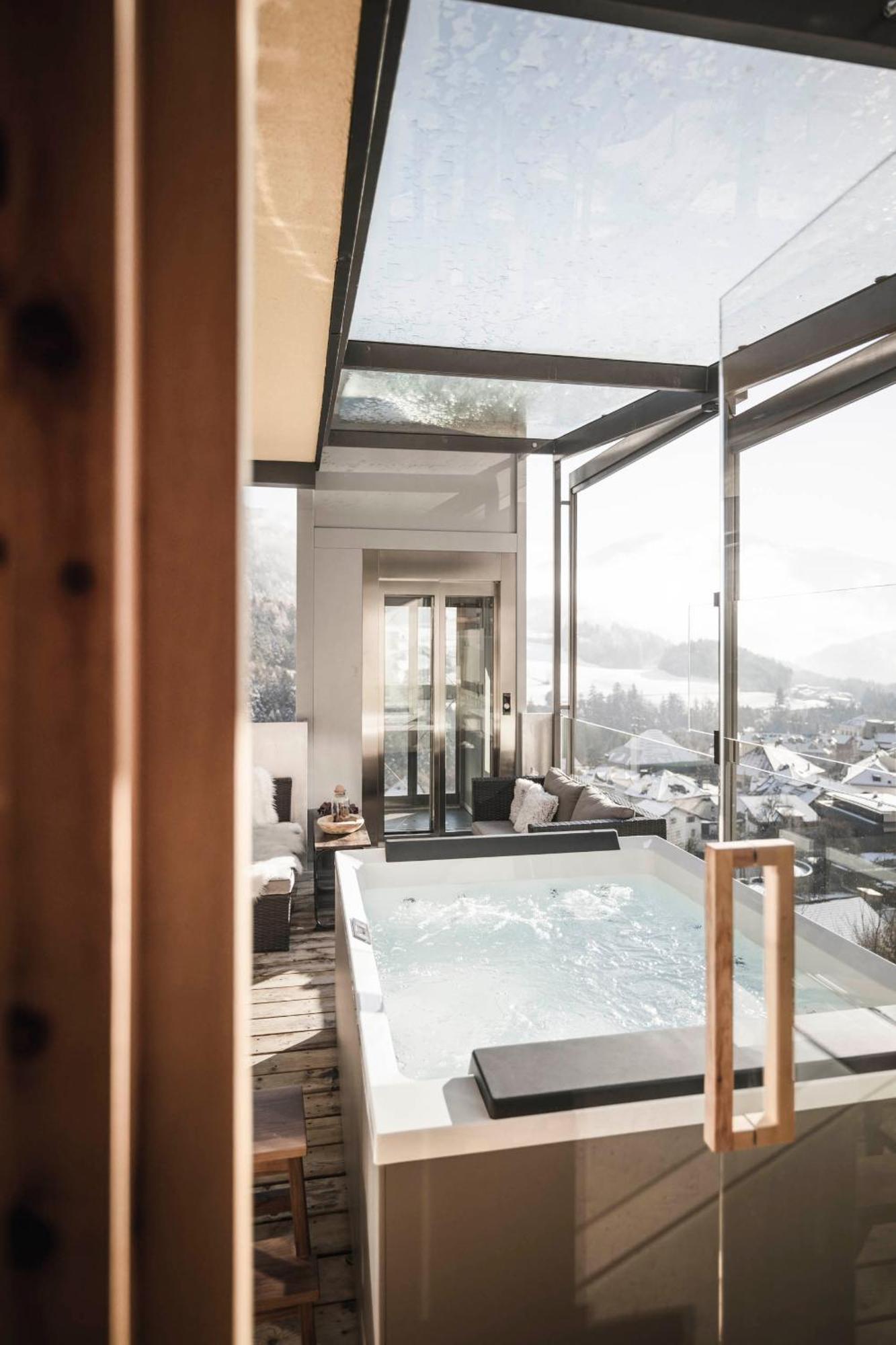 Dolomites Alpin Penthouse, 90qm, Wlan, Privat Sauna - Privat Whirlpool Apartment
